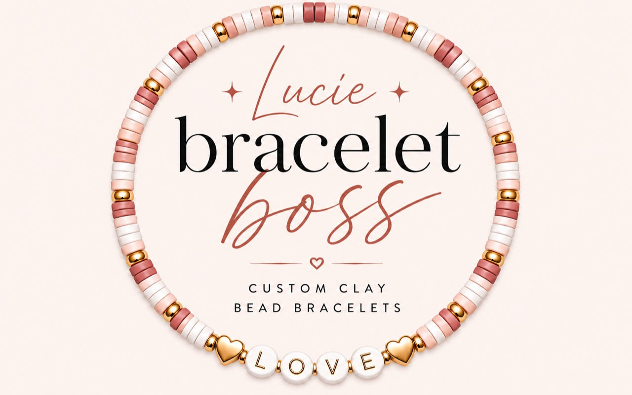 Lucie Bracelet Boss — custom clay bead bracelets